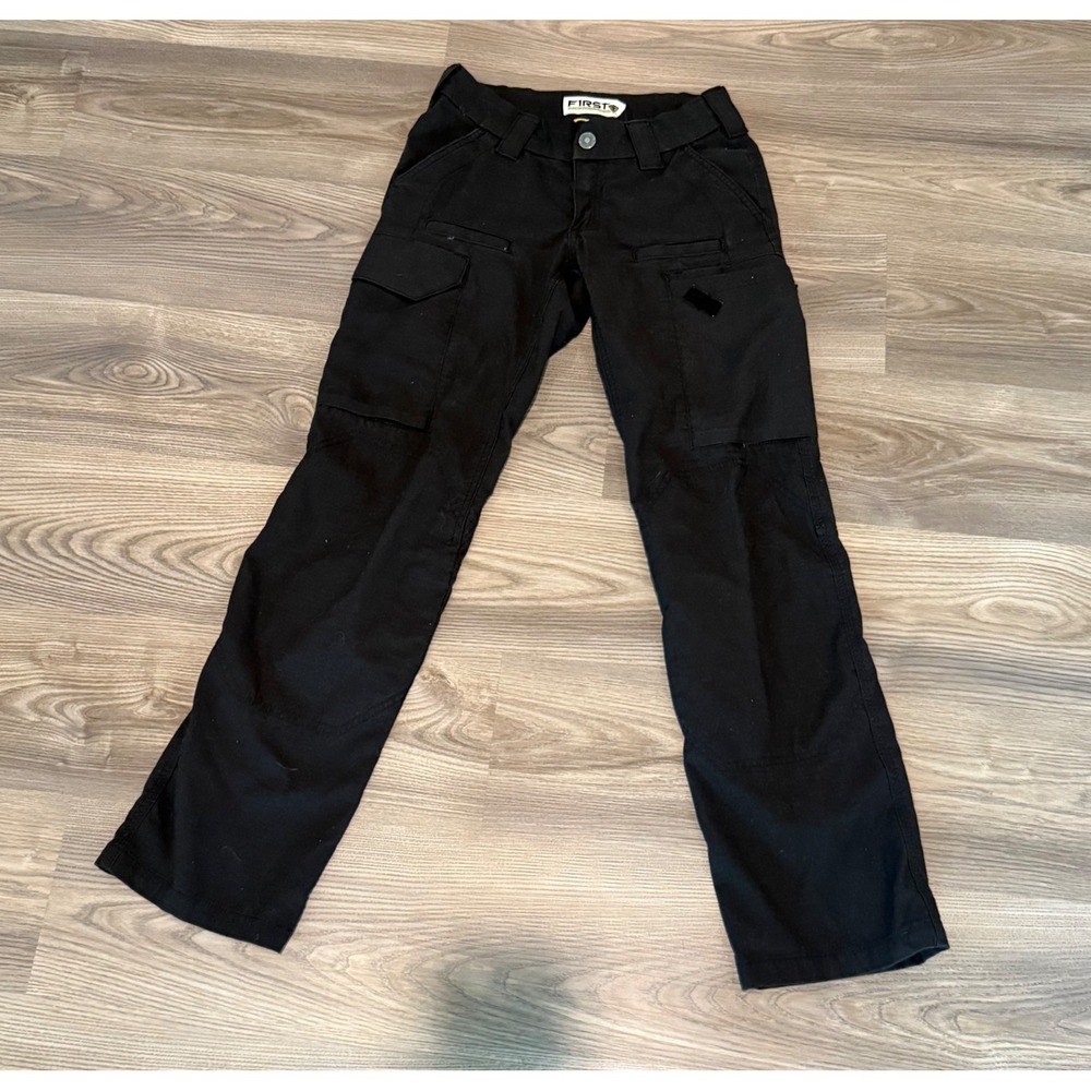 First Tactical Women's V2 Tactical Cargo Pants Black Size UK 6 US 2 Regular